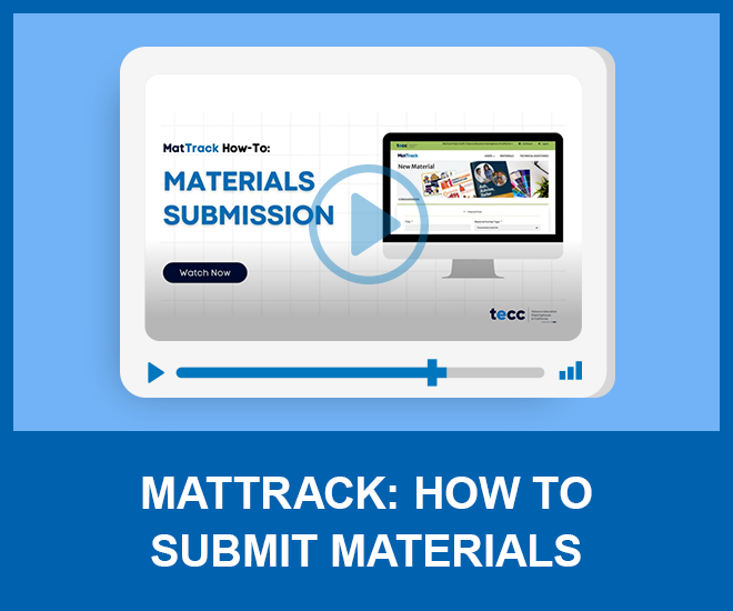 MatTrack: How to Submit Materials video